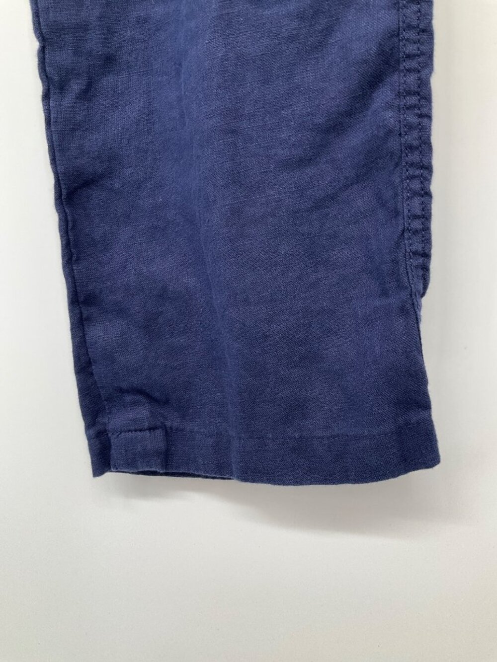 Lilly Pulitzer Galley Pants size 4 True Navy Blue 100%‎ Linen Women's - Picture 6 of 9